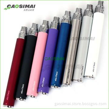 Electronic cigarette voltage adjustable battery ego c twist